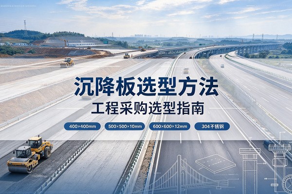 马山沉降板选择方法