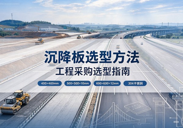 马山沉降板选择方法